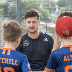 David Phelps coaching BFA players
